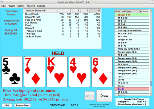 Optimum Video Poker Software - Mac/Windows Version ...