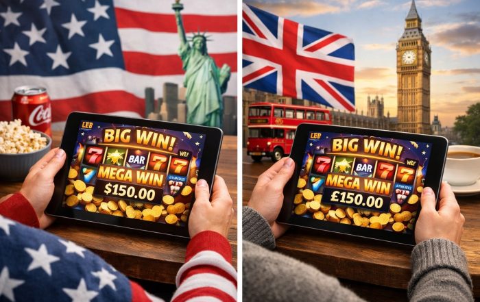 Are There Differences Between The UK and US Online Slot Market?