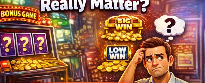 do slot machine bonus picks really matter?