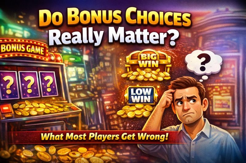 do slot machine bonus picks really matter?