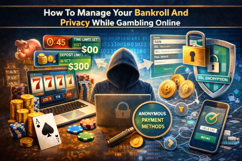 how to manage bankroll and privacy while gambling online