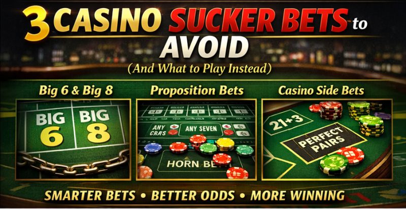 3 casino sucker bets to avoid