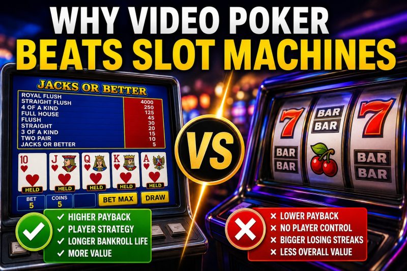 Why Video Poker is susch a good game to play