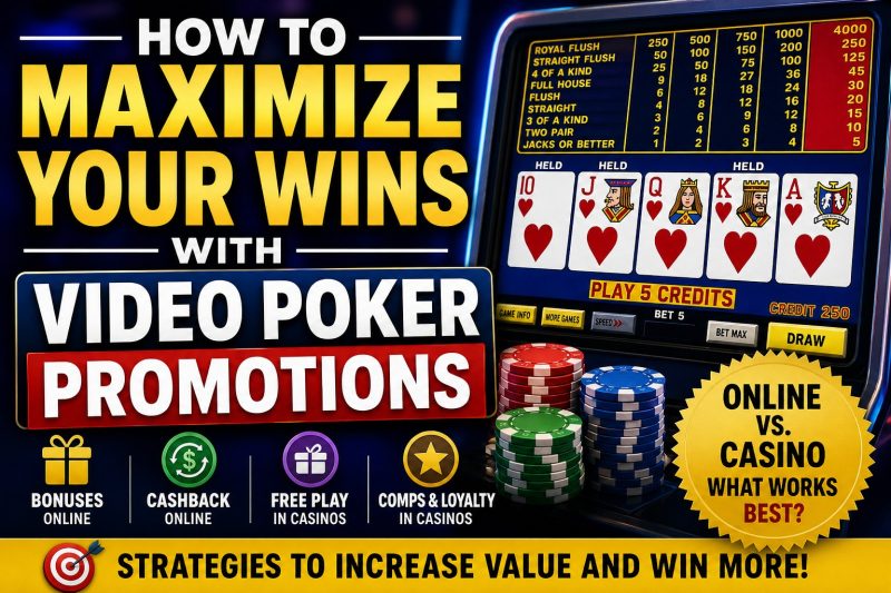 how to maximize video poker wins with casino promotions