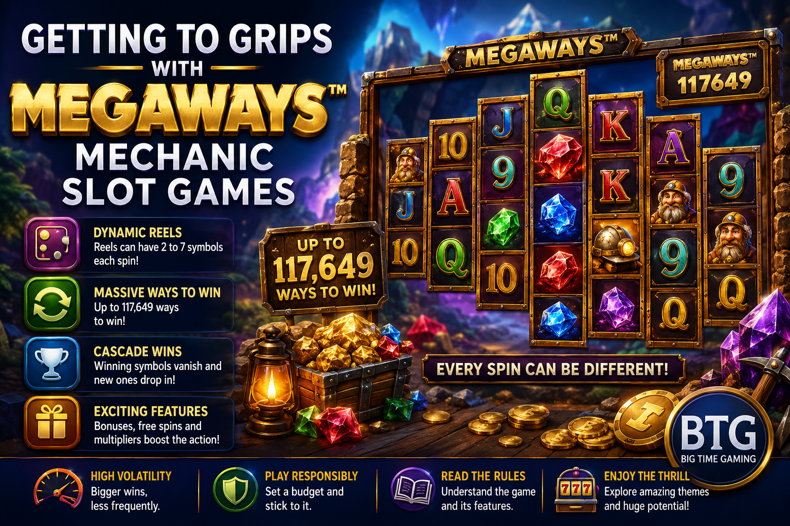 Megaways Mechanic Slot Games