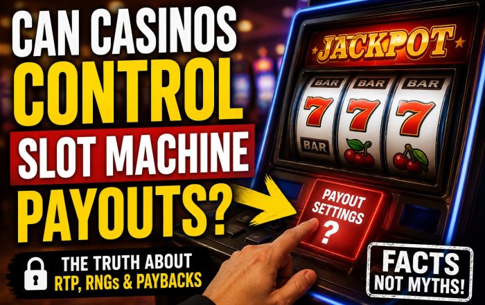 can casinos control slot machine payouts