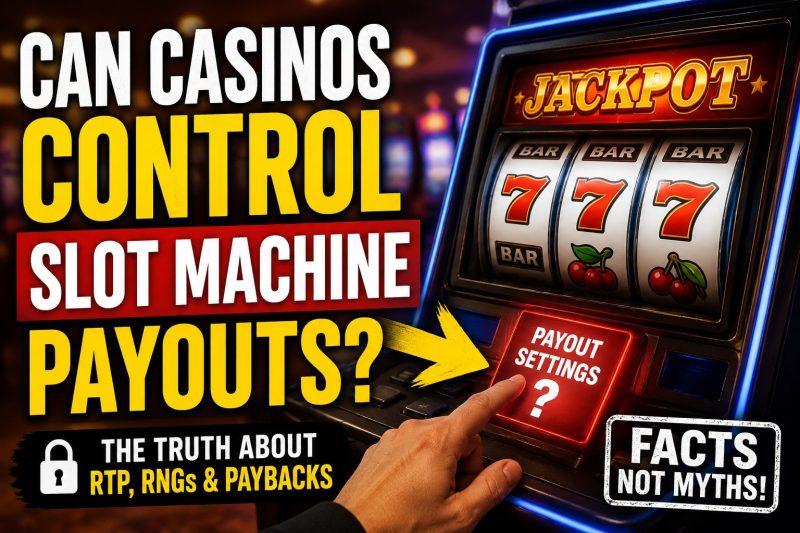can casinos control slot machine payouts