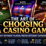 The Art of Choosing a Casino Game: Why Different Players Prefer Different Experiences